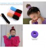 Women Girls Cute Knitting Solid Elastic Hair Bands Children Soft Scrunchies Hair Ties Kids Hair Accessories Set