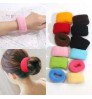 Women Girls Cute Knitting Solid Elastic Hair Bands Children Soft Scrunchies Hair Ties Kids Hair Accessories Set