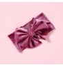 Infant velvet knot bow baby headbands Girls Floppy Bow Hairband Baby Hair Accessories