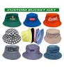 Custom Reversible Printed Bucket Hats Fashion Lady Solid Soft Warm Summer Hat Custom Embroidered Bucket Hat