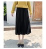 SK2002 Loose Mult Pleated Long Skirts With Many Colors Women's Skirts