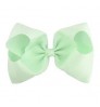 Hot Sale Cute 8 inch Grosgrain Solid Color Bowknot Hair Bows with Clips Handmade Cheap Price Kid Girls Hair Accessories