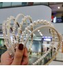 Factory Fashion Luxury Big Pearl Headband Women Bow Sunflower Hoops Girls Hair Accessories Fashion Jewelry