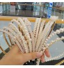 Factory Fashion Luxury Big Pearl Headband Women Bow Sunflower Hoops Girls Hair Accessories Fashion Jewelry