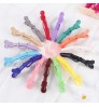 wholesale custom logo salon pink crocodile hairdressing alligator hair style sectioning clip hair accessories for women