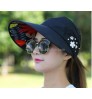 Women Ladies Summer Outdoor Anti-UV Beach Sun Hat / Summer Lady Hat / foldable sun hats