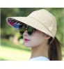 Women Ladies Summer Outdoor Anti-UV Beach Sun Hat / Summer Lady Hat / foldable sun hats