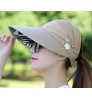 Women Ladies Summer Outdoor Anti-UV Beach Sun Hat / Summer Lady Hat / foldable sun hats