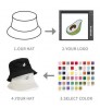 MOTE-ZA122 Ladies Fisherman Hat 100% Cotton Plain Bucket Hat Wholesale Custom Embroidered Cap Embroidered Bucket Hat Logo