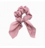 New Arrived Ins Fashion Women Hair Accessories Elastic Hair Band Summer Solid Color Tie Dye Bow Scarf Scrunchies