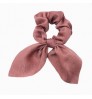 New Arrived Ins Fashion Women Hair Accessories Elastic Hair Band Summer Solid Color Tie Dye Bow Scarf Scrunchies