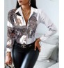 2022 Long Sleeve T Shirt Women's Fashion Customized Sexy Elegant Ladies Blouses Vintage Print Women's Shirts And Blouses