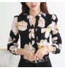 Fashion Women Tops Casual V-Neck Slim Chiffon Blouse Women's Clothing 2022 Office Lady Work Wear Shirt Elegant Plus Size Blouse