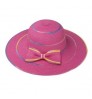 JAKIJAYI Brand paper straw custom women wide brim hat wholesale lady summer floppy paper straw beach hat