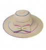 JAKIJAYI Brand paper straw custom women wide brim hat wholesale lady summer floppy paper straw beach hat