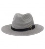 unisex Summer Floppy Straw Hat with black band for men and women ladies Hats Beach Straw Hat for Women straw Fedora