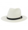 unisex Summer Floppy Straw Hat with black band for men and women ladies Hats Beach Straw Hat for Women straw Fedora