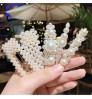 Pinzas para el cabello 2021 INS hair accessories crystals letter Alligator Clips Hair Accessories pearl hair clip Hairgrips