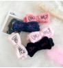 OMG Headbands for Women Girls Bow Wash Face Turban Makeup Elastic Hairband Coral Fleece Headband Hair Accessories