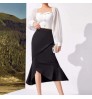 new design fishtail design advanced elegant formal skirts for women