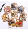 5pcs/set New Hair Bows Elastic Kids Hairbands Cute Velvet Chiffon Headbands Baby Girls Headbands Set