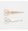 Girls Chic Alloy Scissor Shape Pin Hairgrips Fashion Golden Metal Hair Clips Hair Accessories