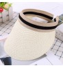 wholesale Fashion lady empty top sun hat Simple summer women beach hats