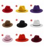 21colors Women Explosions Beach caps Straw Jazz Hat Autumn and Winter British Retro Hat Female Ladies Woolen Hat