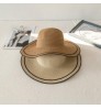 wholesale summer ladies women beach sun protection hat wide brim floppy straw hat