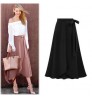 JF Faldas Largas Skirt Long Wrap Skirt Sexy Dinner Dress Clothes Cheap Casual Fat Womens Career Dresses Plus Size Elegant Skirt