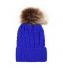 Baby Winter Knit Warm Soft Beanie Hat for Children Top sale ladies winter knit hat beanie with fur pom