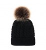 Baby Winter Knit Warm Soft Beanie Hat for Children Top sale ladies winter knit hat beanie with fur pom