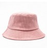 NEW custom logo candy color women soft cotton fashion bucket hat outdoor lady stripe bucket hat