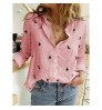 S M L XL 2XL 3XL 4XL 5XL Long Sleeve Casual Women Shirts Linen Blouse