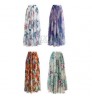 Elegant ladies Summer Skirt Hot Sale New fashion Skirt floral print Shrink long women skirts maxi