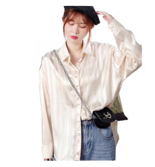 YIRUO 21005 New Trendy Women's Blouses & Shirts Lapel Straight-Breasted Ladies' Short Women Crop Tops