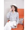 YIRUO 21005 New Trendy Women's Blouses & Shirts Lapel Straight-Breasted Ladies' Short Women Crop Tops