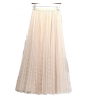 Girl skirt women summer spring autumn mesh tulle skirts elastic high waist A Line long skirts