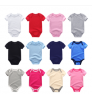 23 colors solid plain baby romper blank baby onesie baby bodysuits clothing clothes jumpsuit