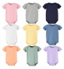 100% cotton plain baby romper knitted newborn baby clothes short sleeve jumpsuit