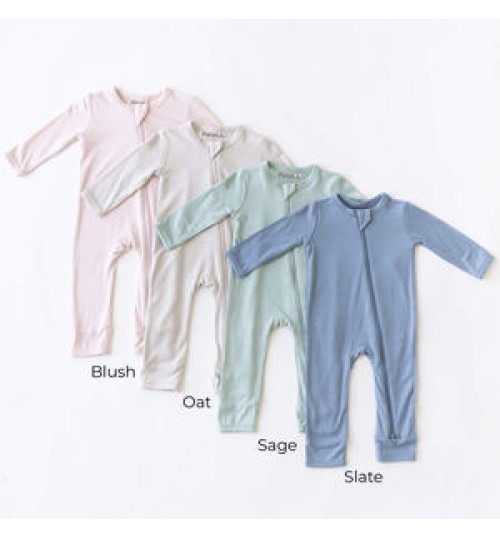 Bamboo Baby Romper Newborn Infant Zipper Onesie Pajamas Jumpsuit Bamboo Baby Romper Clothes For Baby Boys Girls