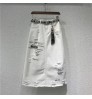 Hot Sale High Quality Women Long Jeans Skirts Casual Whit Long Denim Skirt