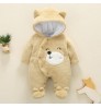 2022 Winter Newborn Baby Boy Sweater Romper Baby Girls Bodysuit Hooded Jumpsuit Cute Newborn Winter Toddler Clothes