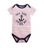 Newborn Baby Girls Boys Clothes 5 pcs set Short Sleeve Cotton Body Baby Jumpsuits Romper Customized Print Pattern