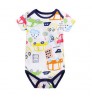 Newborn Baby Girls Boys Clothes 5 pcs set Short Sleeve Cotton Body Baby Jumpsuits Romper Customized Print Pattern