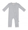 Newborn Baby Clothes Kids Clothing Natural Fabric Plain Solid Long Sleeves 100% Bamboo Ribbed Boys' And Girls' Baby Romper