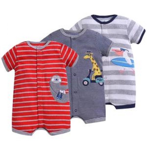 Redkite Hot Selling High Quality Soft 100% Cotton Baby Jumpsuit Romper