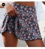 Wholesale summer floral women skirt with shorts active wear set sexy plus size womens skirts tennis