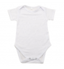 White blank sublimation Newborn toddler Jumpsuit Short Sleeve toddler Infant romper 100% Polyester Baby Onesie for printing