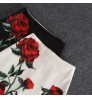 Hot Sale Elegant Casual Split Short Faldas Female Floral Printed Skinny OL Bodycon Womens Mini Pencil Skirts